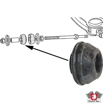 Mounting, control/trailing arm